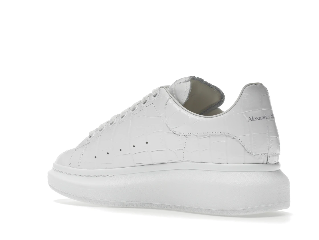 Vue 23 de Alexander McQueen Oversized White White Croc