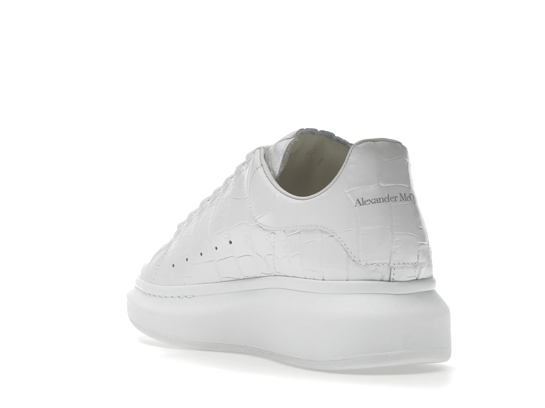 Vue 25 de Alexander McQueen Oversized White White Croc