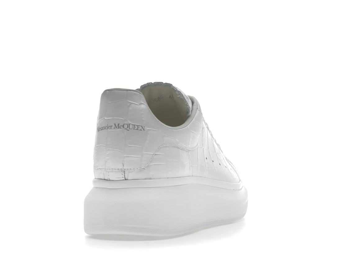 Vue 30 de Alexander McQueen Oversized White White Croc