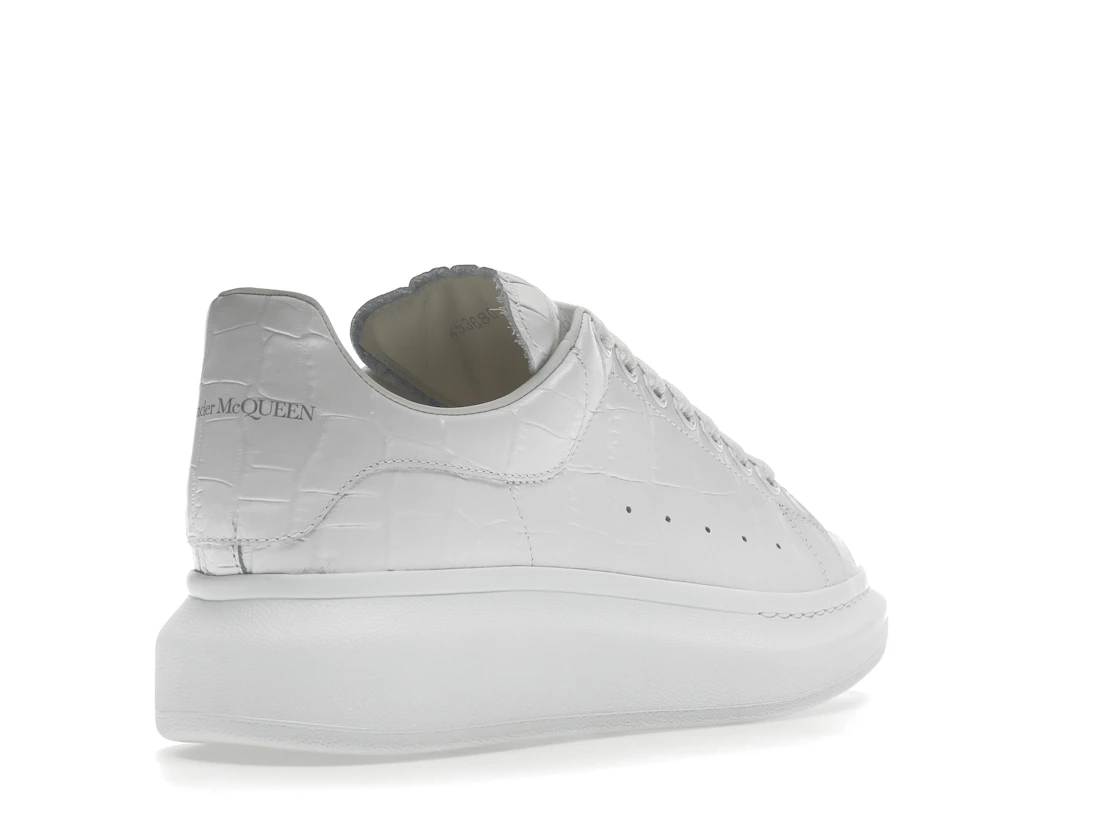 Vue 32 de Alexander McQueen Oversized White White Croc