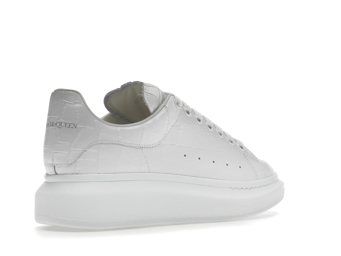 Vue 33 de Alexander McQueen Oversized White White Croc