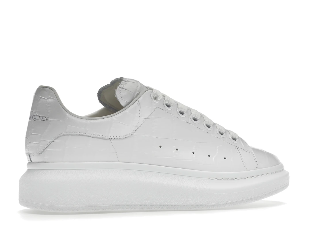 Vue 35 de Alexander McQueen Oversized White White Croc