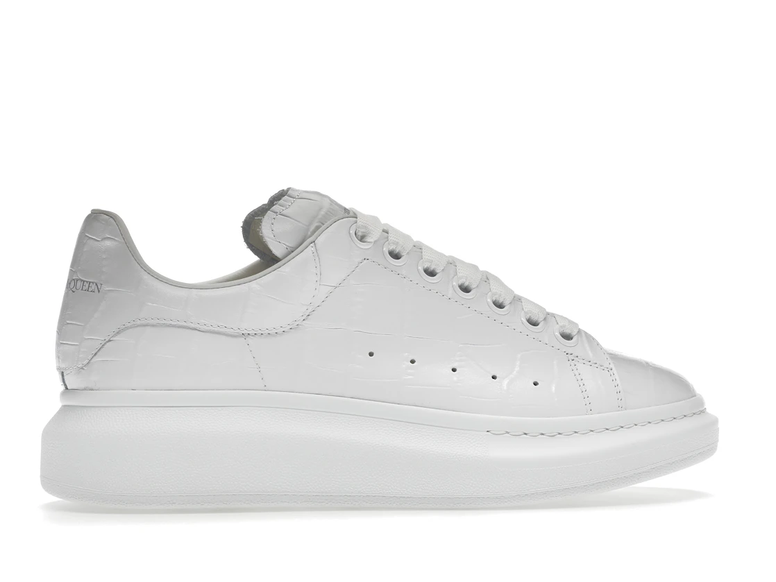 Vue 36 de Alexander McQueen Oversized White White Croc