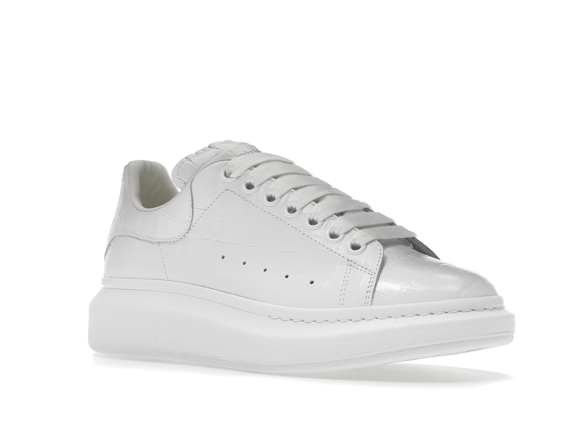 Vue 5 de Alexander McQueen Oversized White White Croc