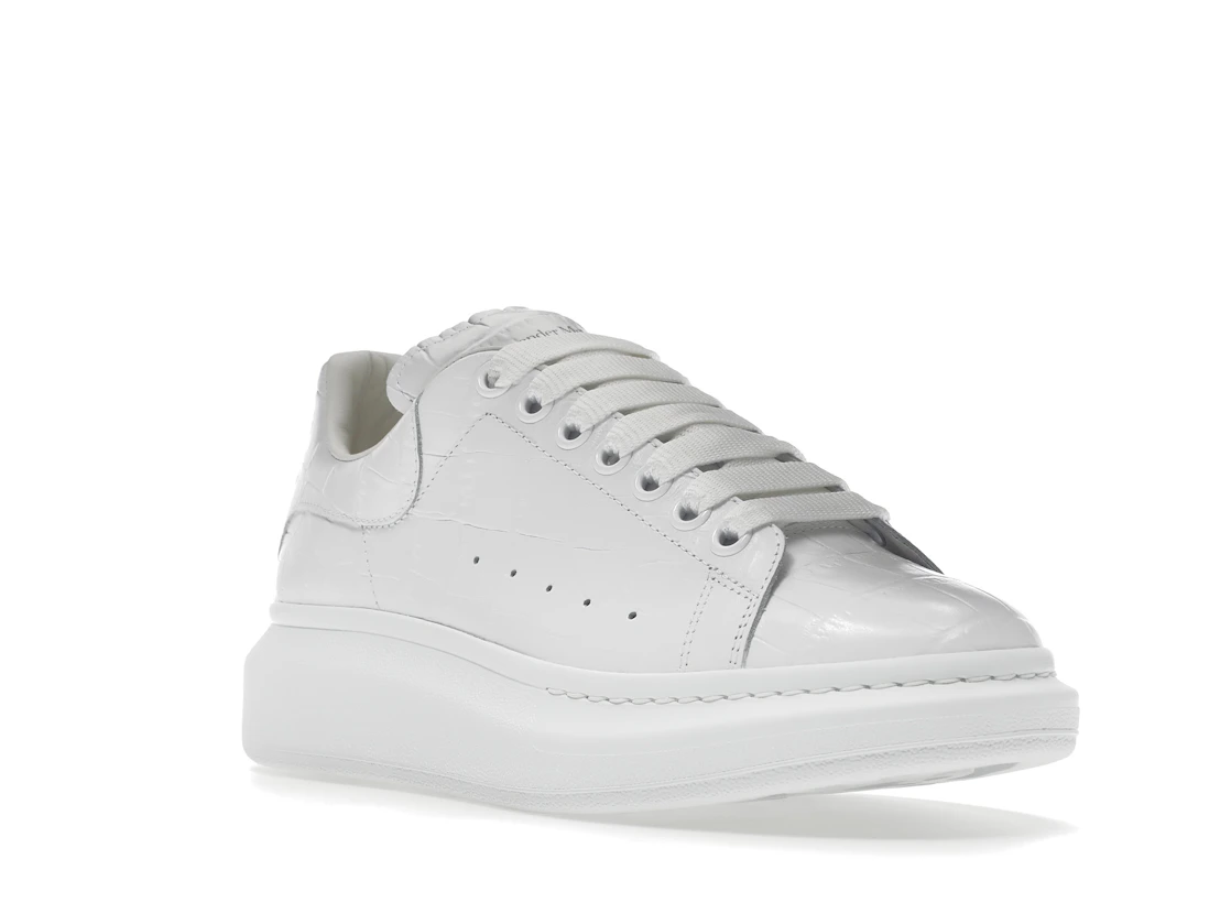 Vue 6 de Alexander McQueen Oversized White White Croc