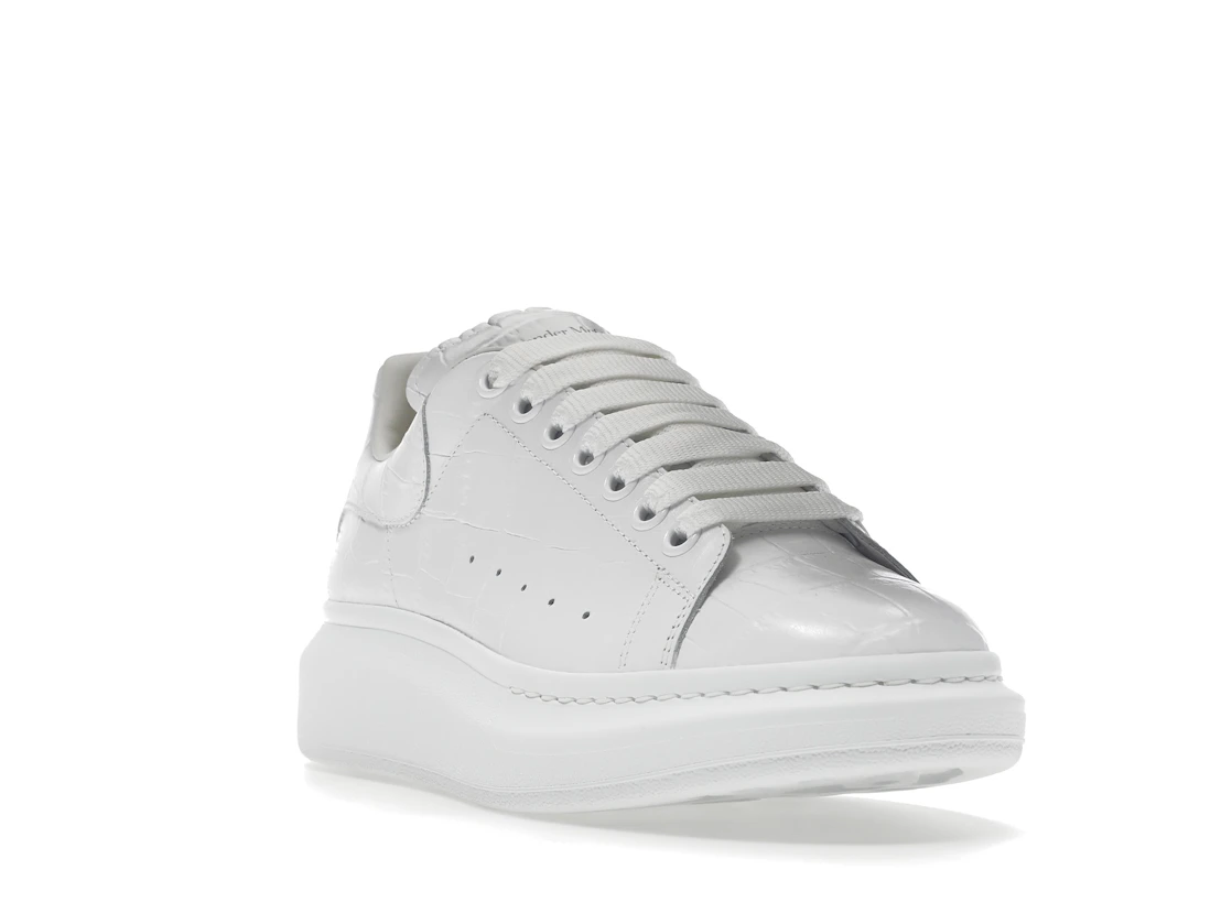 Vue 7 de Alexander McQueen Oversized White White Croc