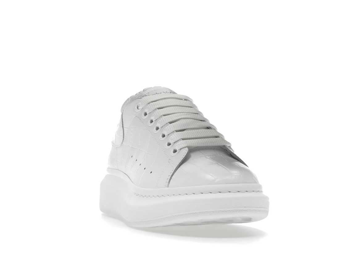 Vue 8 de Alexander McQueen Oversized White White Croc