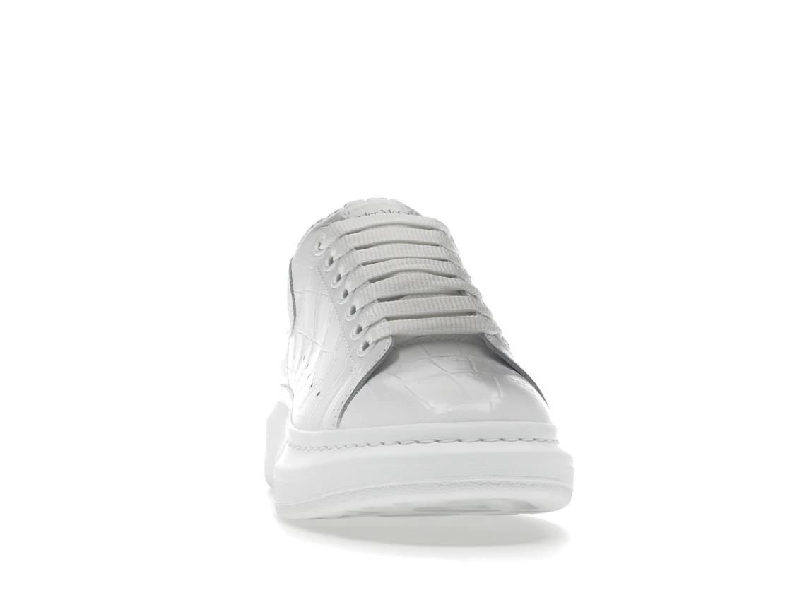 Vue 9 de Alexander McQueen Oversized White White Croc