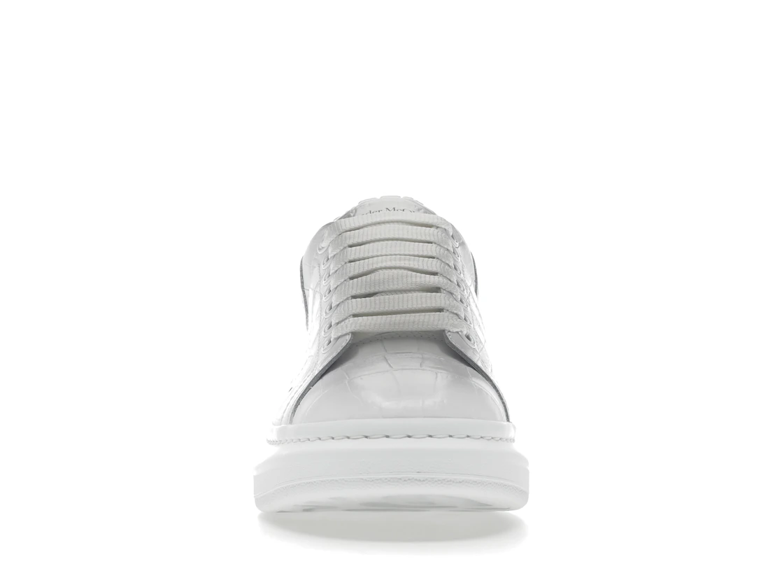 Vue 10 de Alexander McQueen Oversized White White Croc