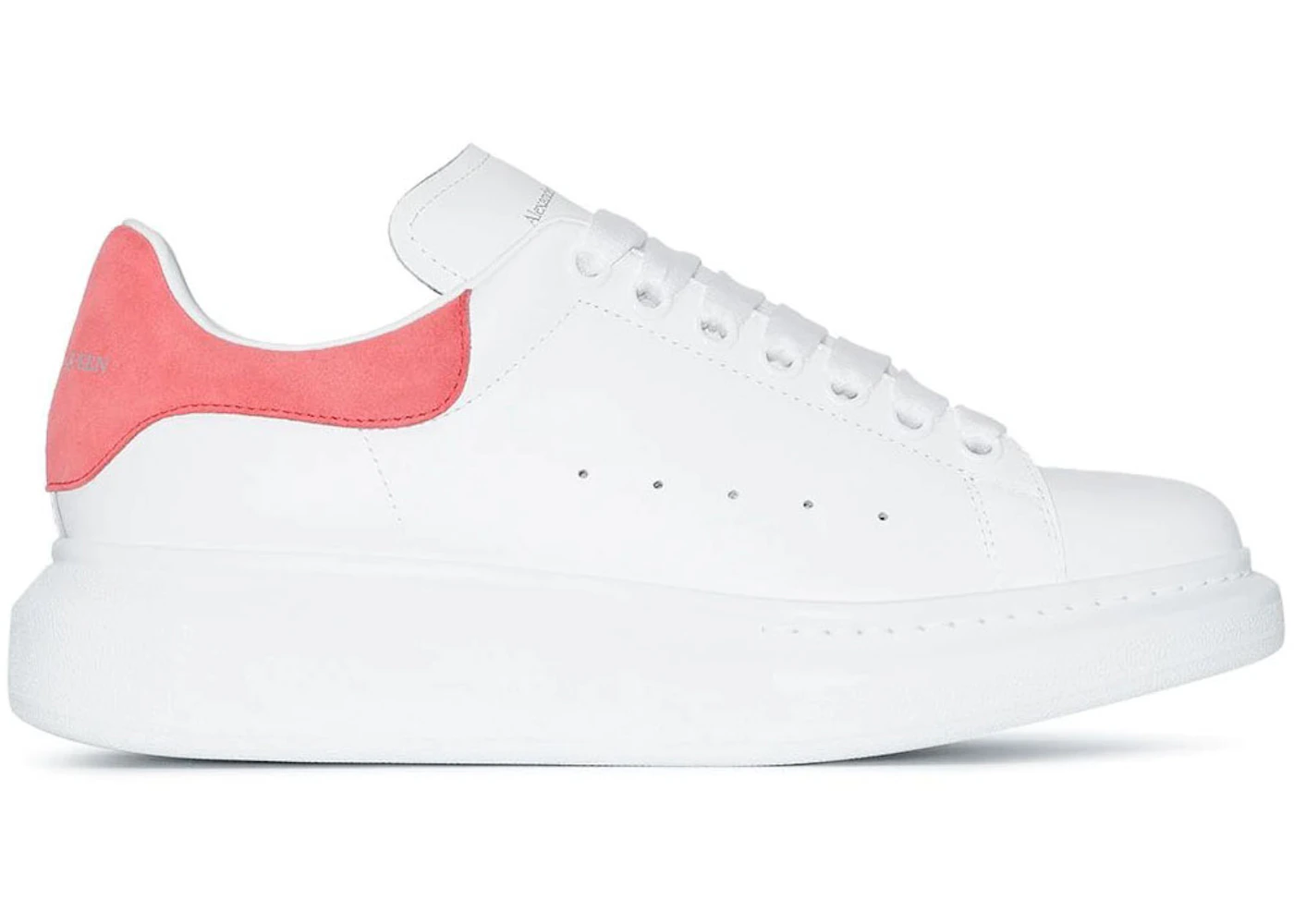 Alexander McQueen Oversized White/Coral 