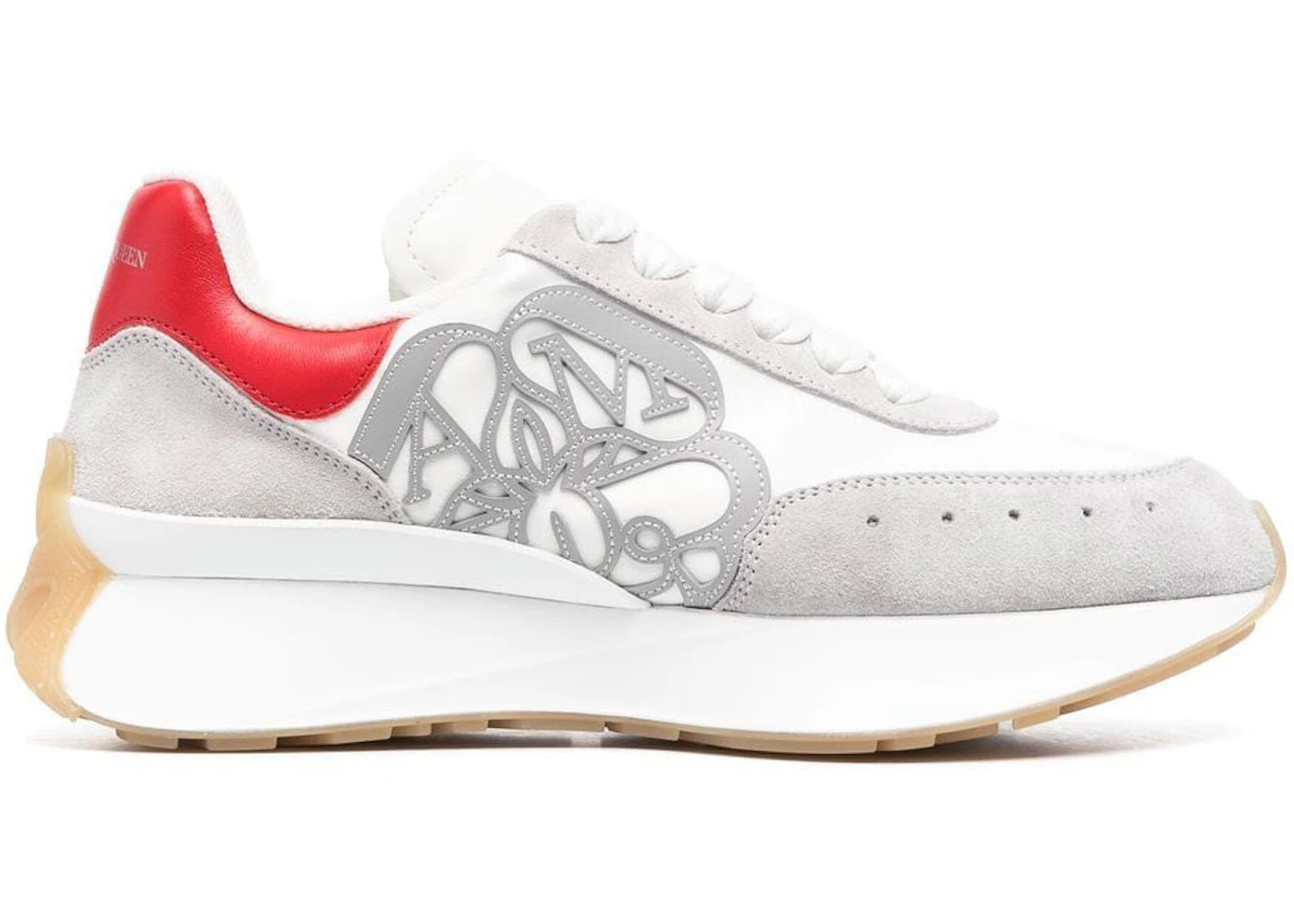 Alexander McQueen Sprint Runner Grey Red 