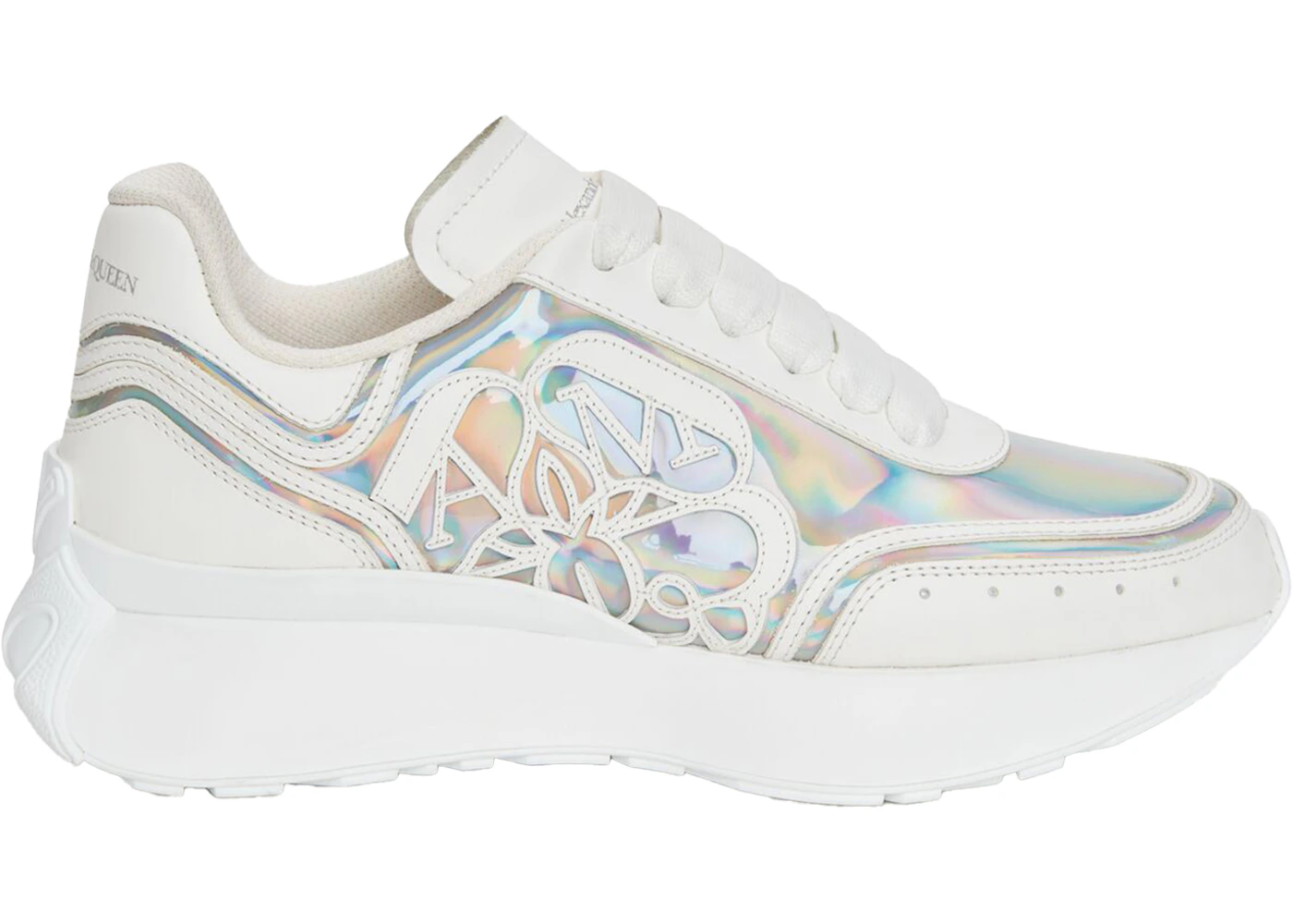 Alexander McQueen Sprint Runner White Iridescent 