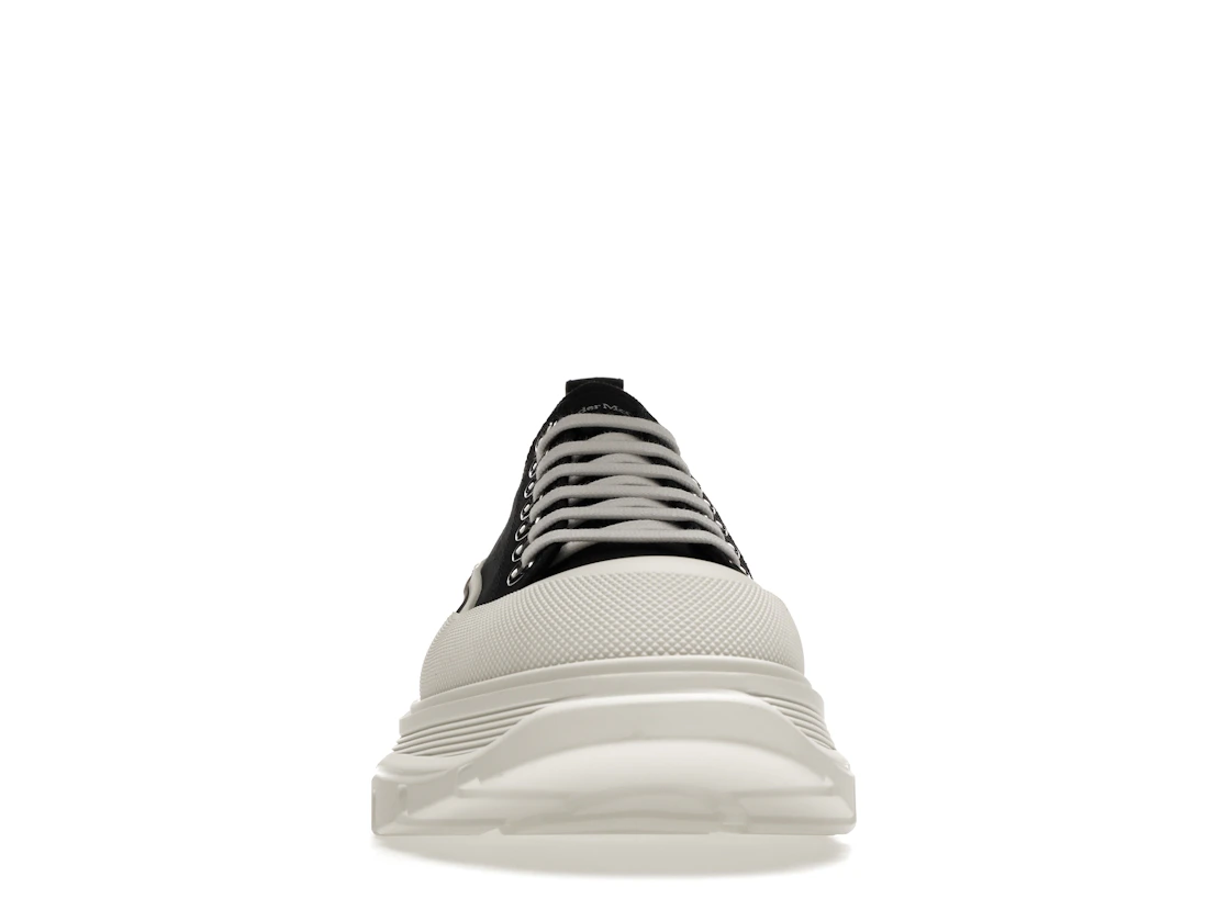 Vue 10 de Alexander McQueen Tread Slick Low Lace Up Black White FW21