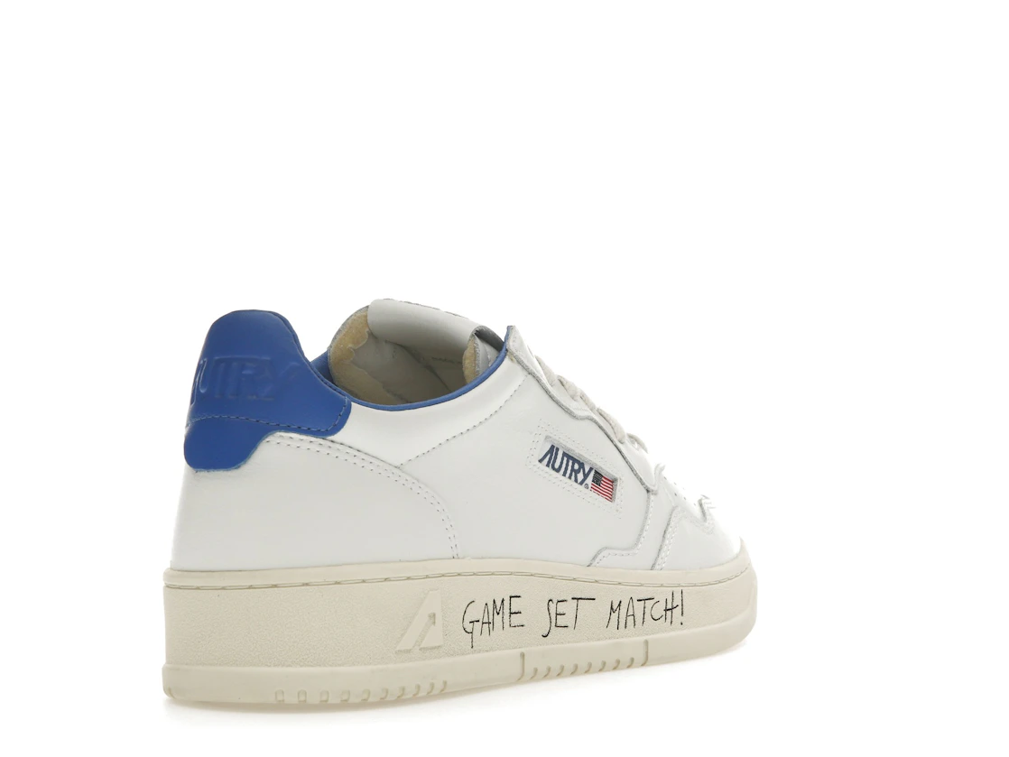 Vue 31 de Autry Medalist Leather Low Game Set Match! White Palace Blue