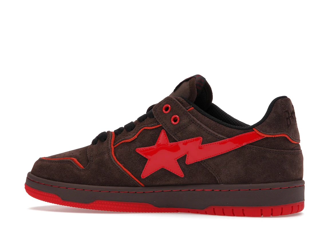 Vue 21 de A Bathing Ape Bape SK8 Sta Brown