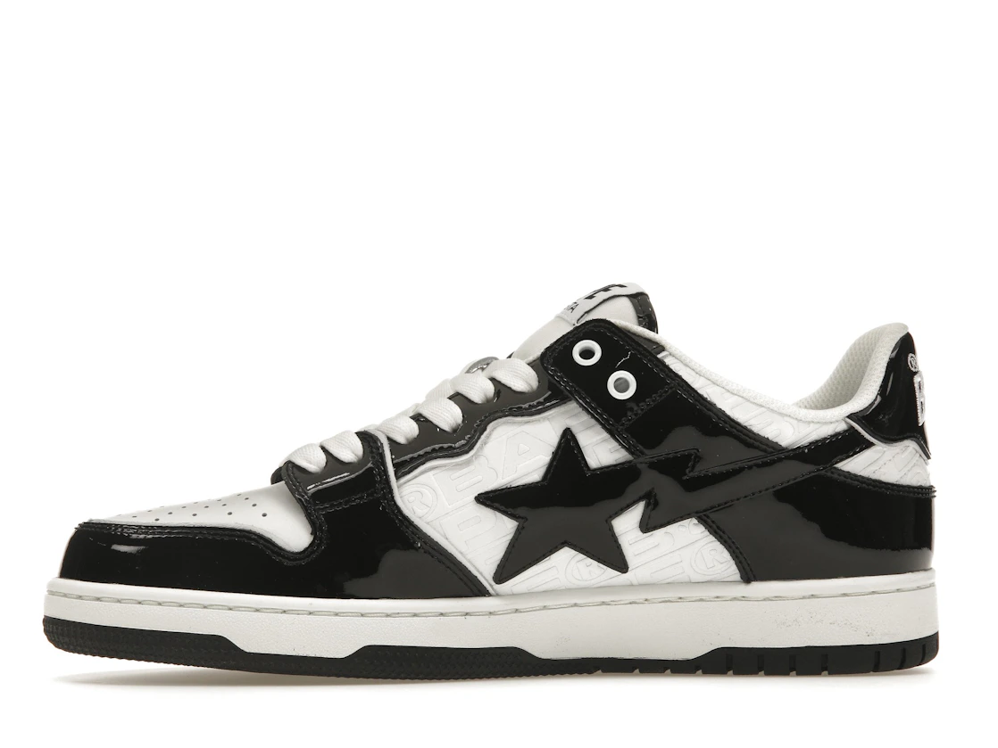 Vue 18 de A Bathing Ape Bape SK8 Sta Panda Patent