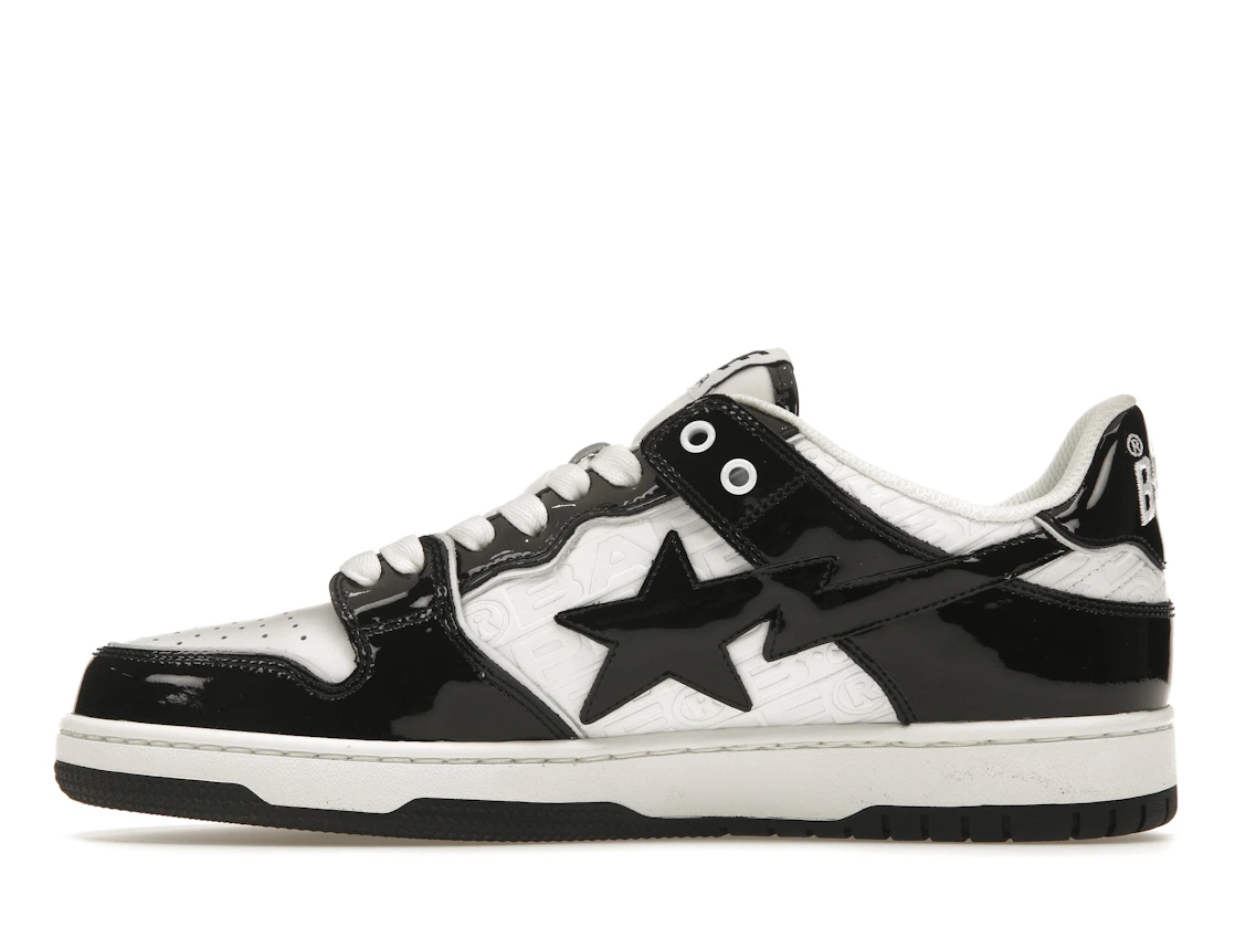 Vue 19 de A Bathing Ape Bape SK8 Sta Panda Patent