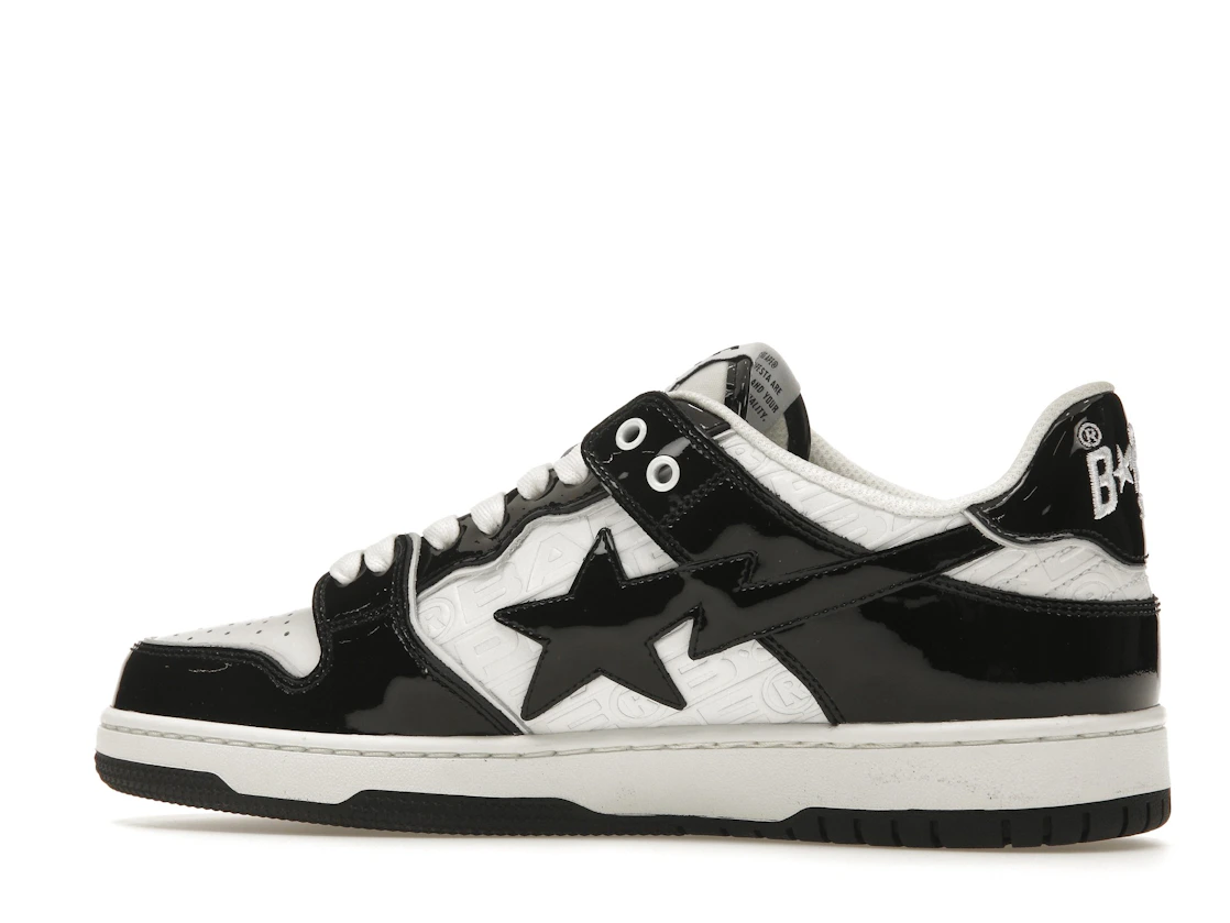 Vue 21 de A Bathing Ape Bape SK8 Sta Panda Patent