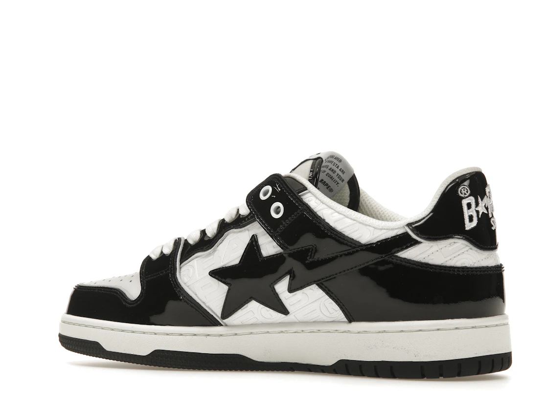 Vue 22 de A Bathing Ape Bape SK8 Sta Panda Patent