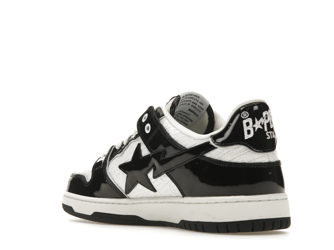 Vue 24 de A Bathing Ape Bape SK8 Sta Panda Patent