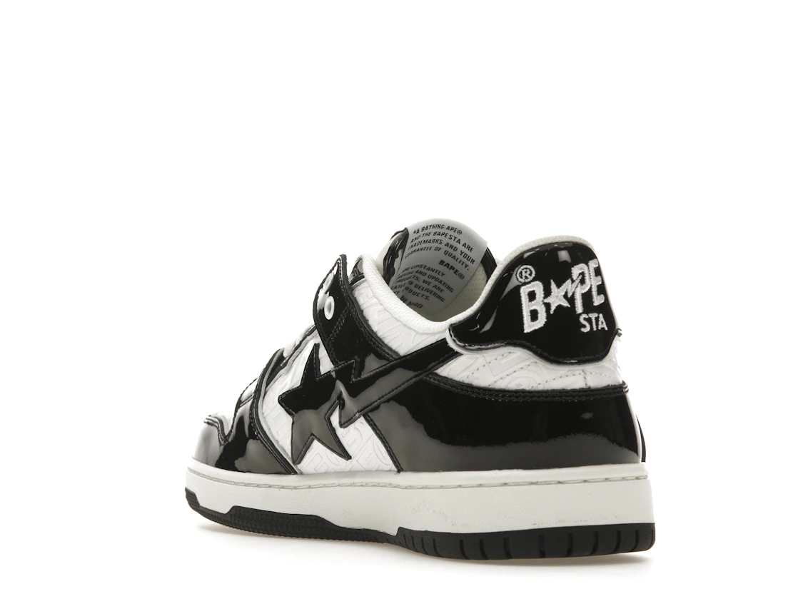 Vue 25 de A Bathing Ape Bape SK8 Sta Panda Patent