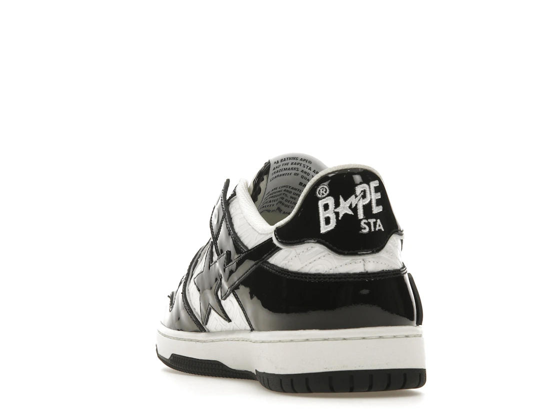 Vue 26 de A Bathing Ape Bape SK8 Sta Panda Patent