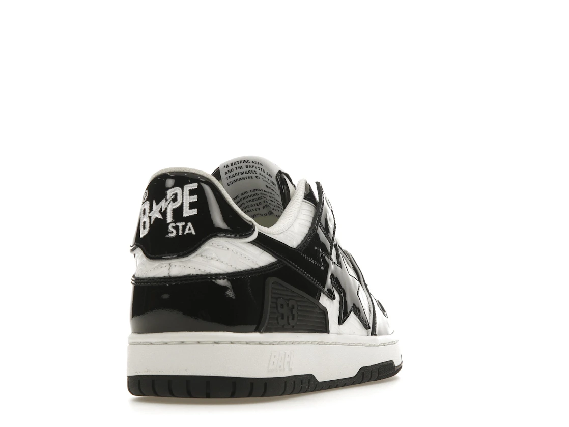 Vue 30 de A Bathing Ape Bape SK8 Sta Panda Patent