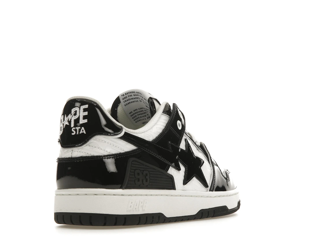 Vue 31 de A Bathing Ape Bape SK8 Sta Panda Patent