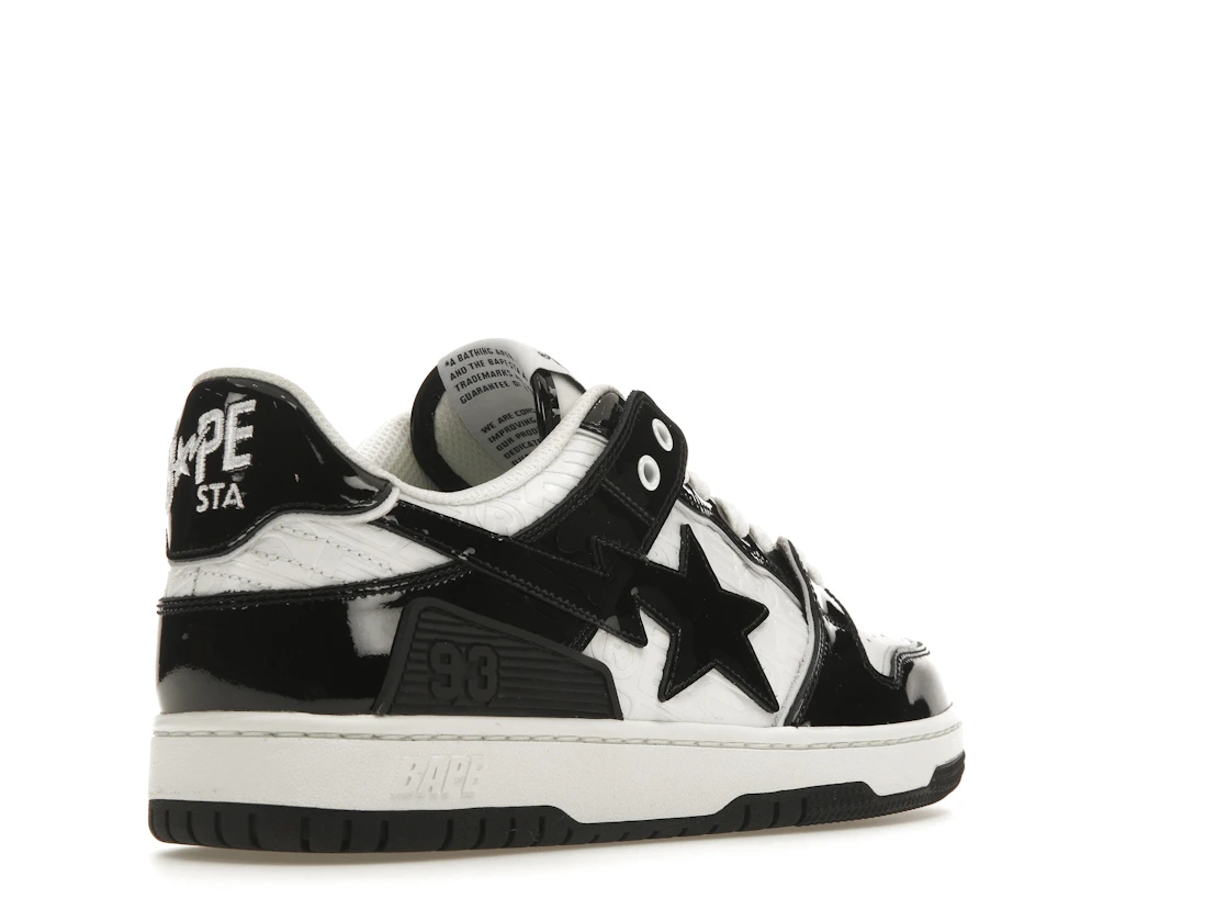 Vue 32 de A Bathing Ape Bape SK8 Sta Panda Patent