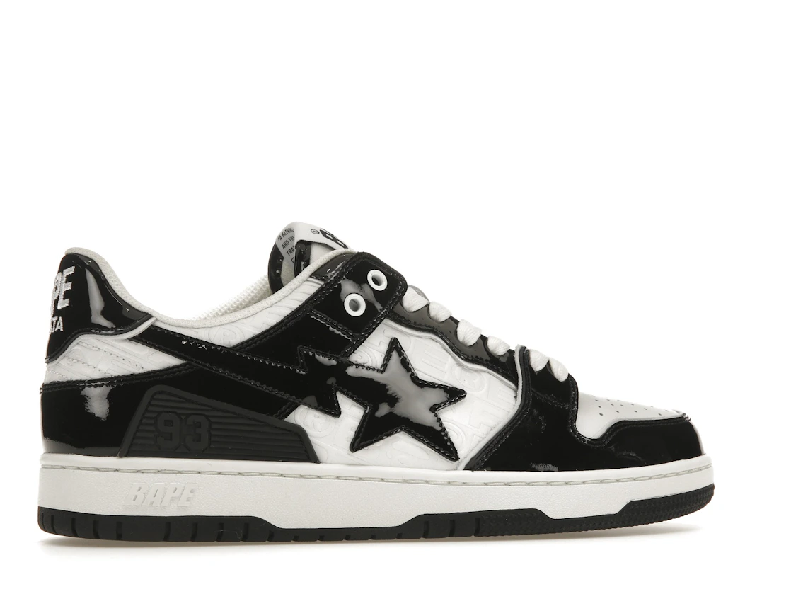 Vue 35 de A Bathing Ape Bape SK8 Sta Panda Patent