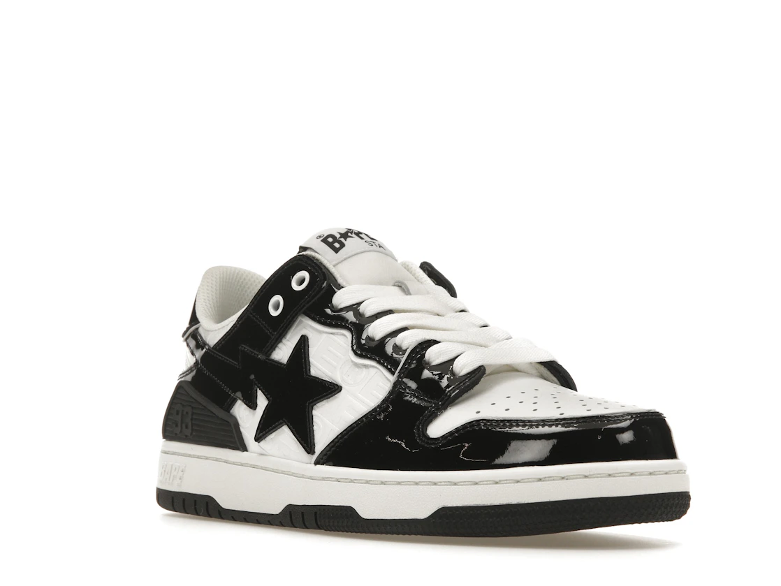 Vue 6 de A Bathing Ape Bape SK8 Sta Panda Patent