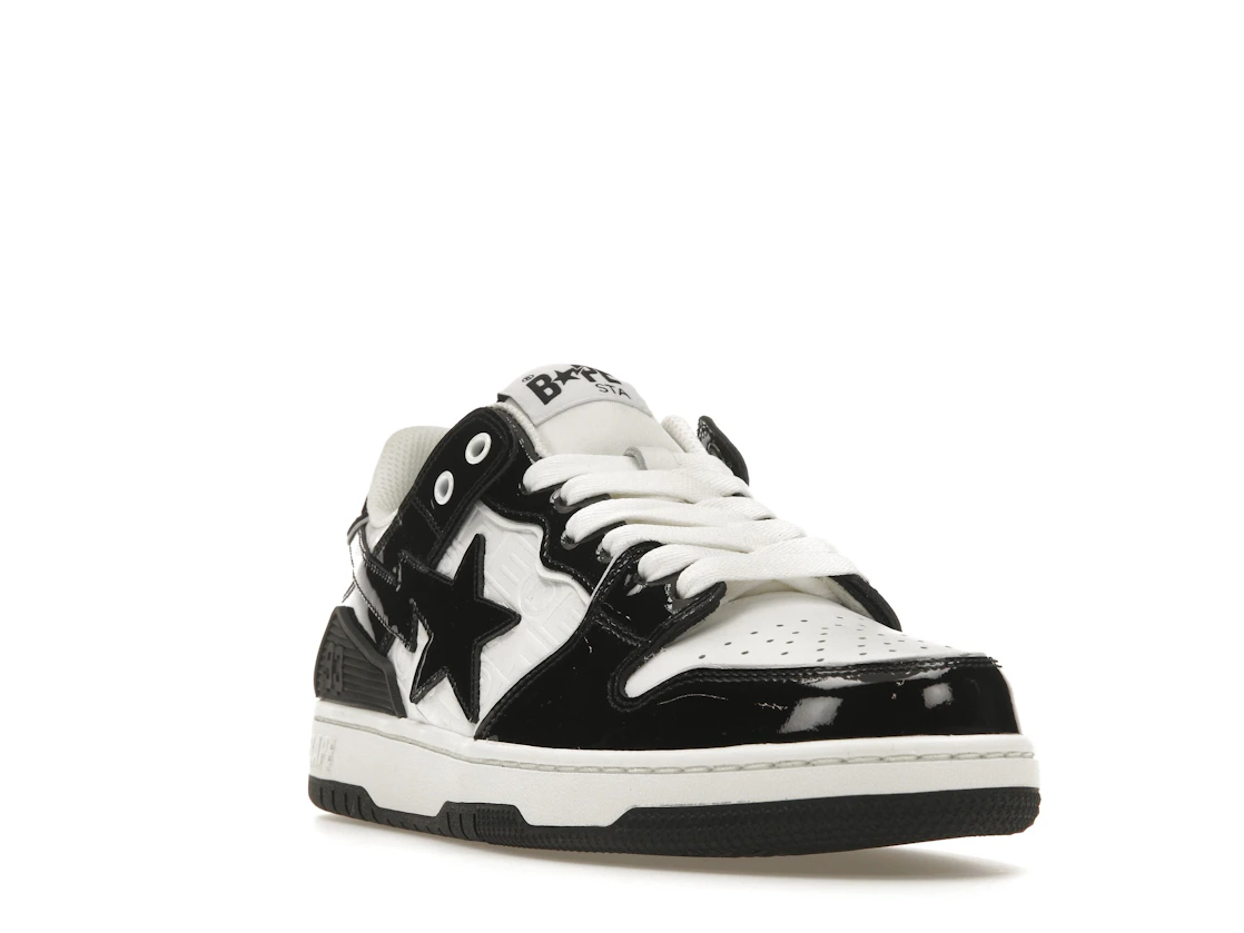 Vue 7 de A Bathing Ape Bape SK8 Sta Panda Patent