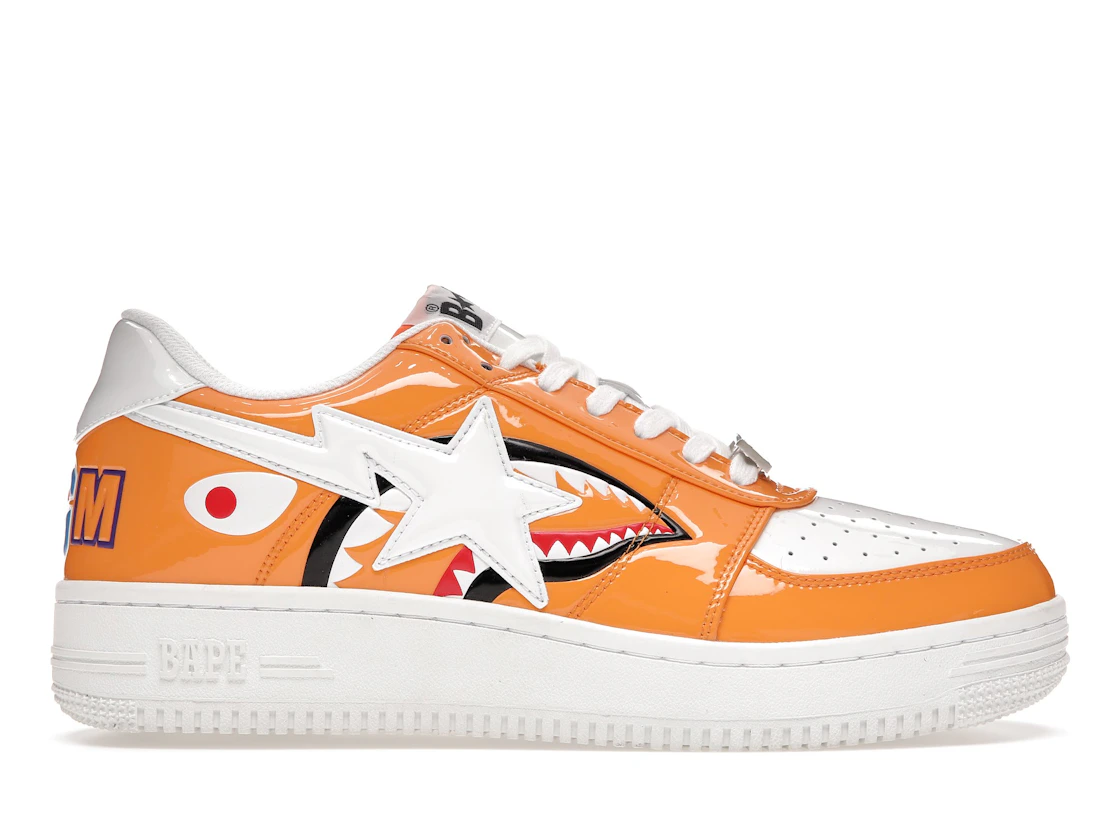 Vue 1 de A Bathing Ape Bape Sta Low Color Block Shark Orange