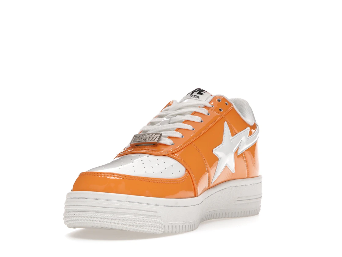 Vue 13 de A Bathing Ape Bape Sta Low Color Block Shark Orange