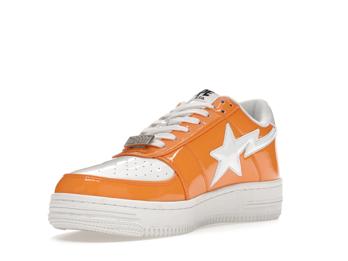 Vue 14 de A Bathing Ape Bape Sta Low Color Block Shark Orange