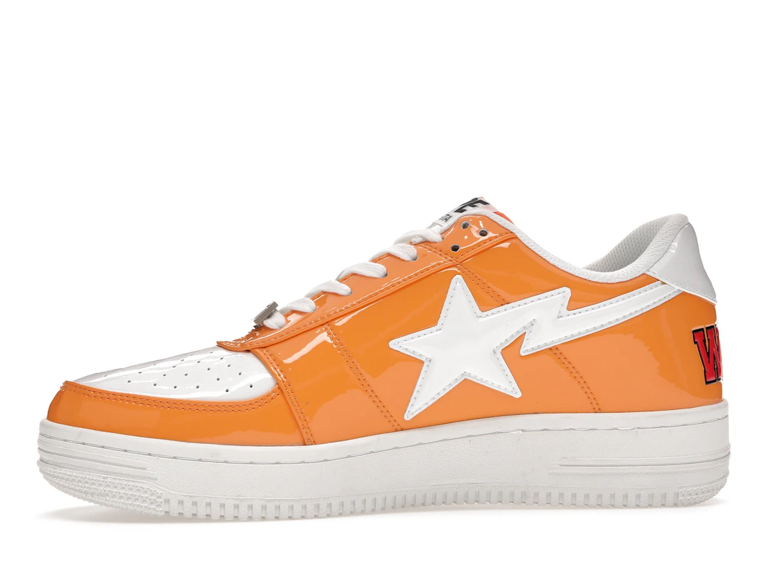 Vue 18 de A Bathing Ape Bape Sta Low Color Block Shark Orange