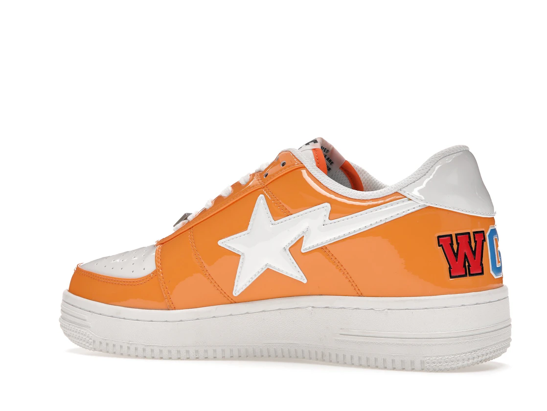 Vue 22 de A Bathing Ape Bape Sta Low Color Block Shark Orange