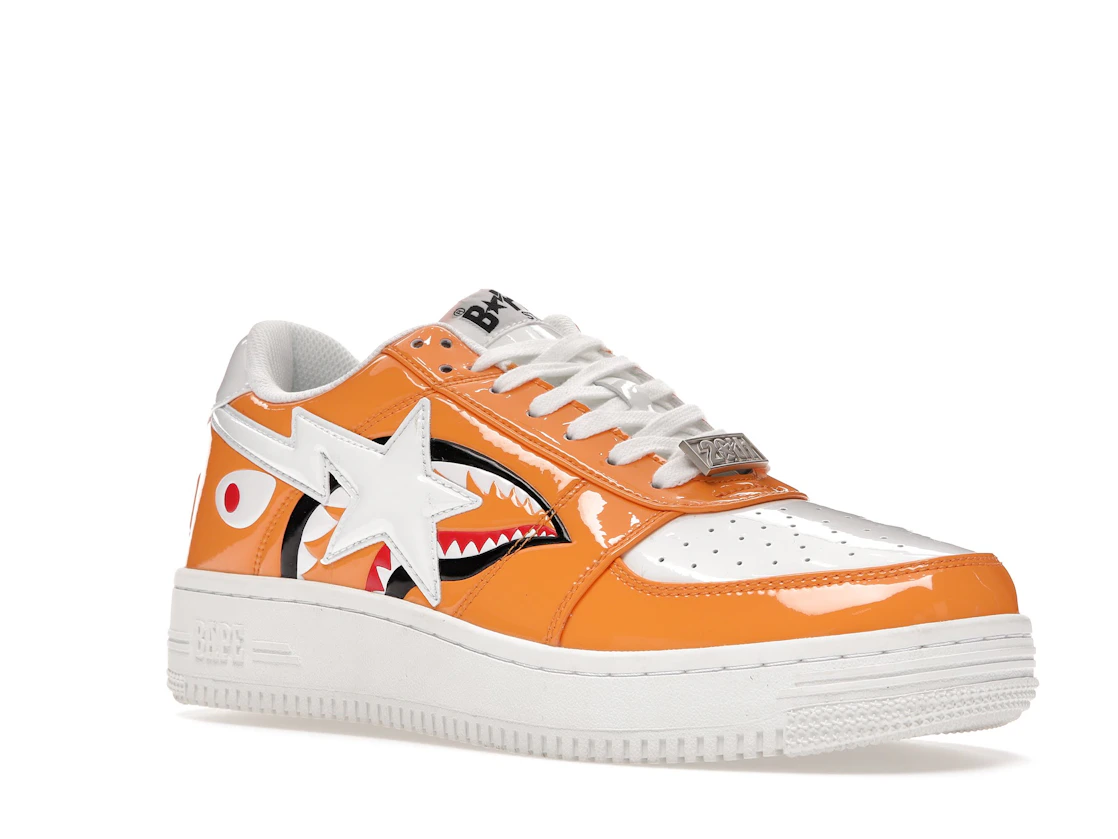 Vue 5 de A Bathing Ape Bape Sta Low Color Block Shark Orange