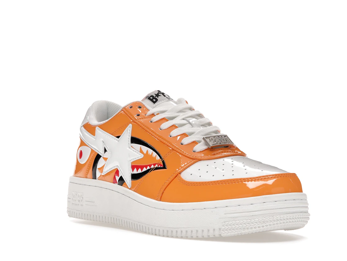 Vue 6 de A Bathing Ape Bape Sta Low Color Block Shark Orange