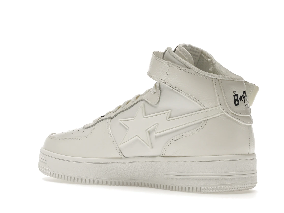 Vue 23 de A Bathing Ape Bape Sta Mid White
