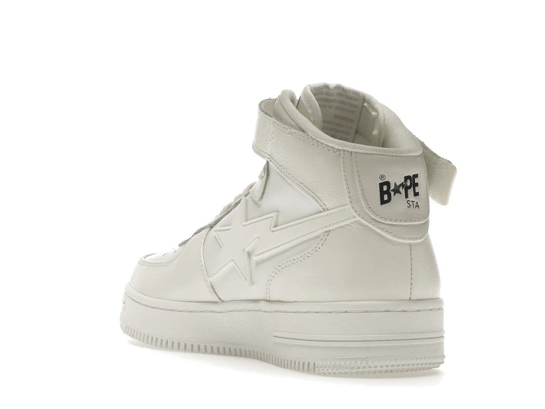 Vue 25 de A Bathing Ape Bape Sta Mid White
