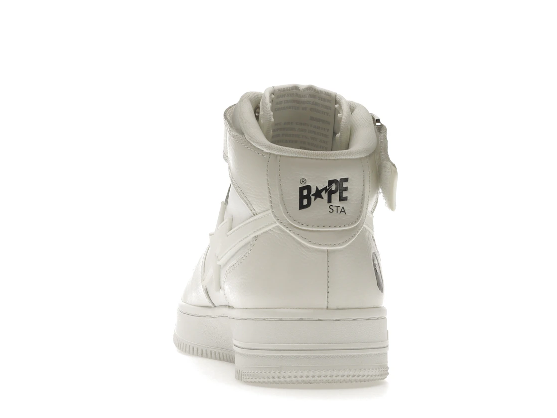 Vue 27 de A Bathing Ape Bape Sta Mid White