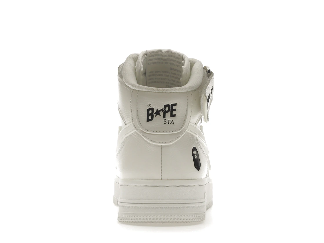 Vue 28 de A Bathing Ape Bape Sta Mid White