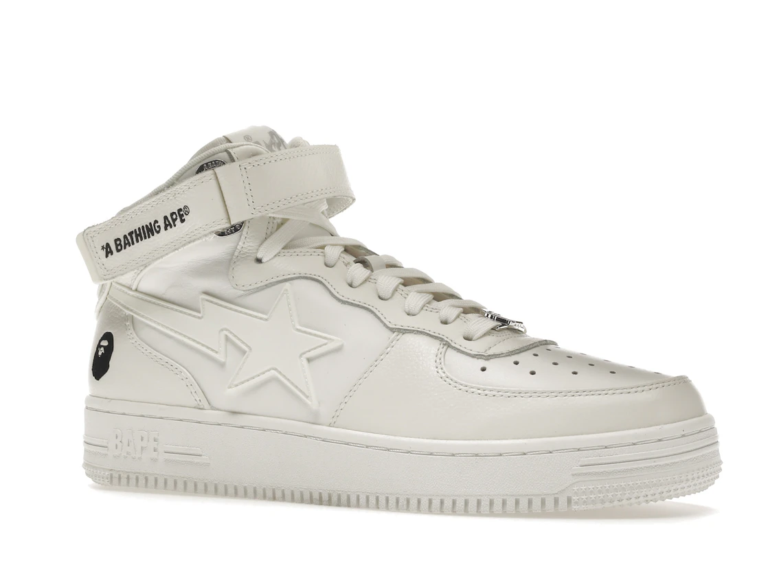 Vue 4 de A Bathing Ape Bape Sta Mid White