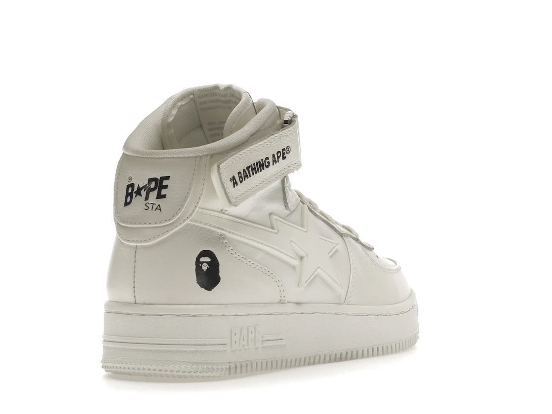 Vue 31 de A Bathing Ape Bape Sta Mid White