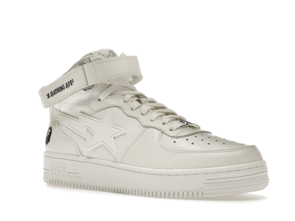Vue 5 de A Bathing Ape Bape Sta Mid White