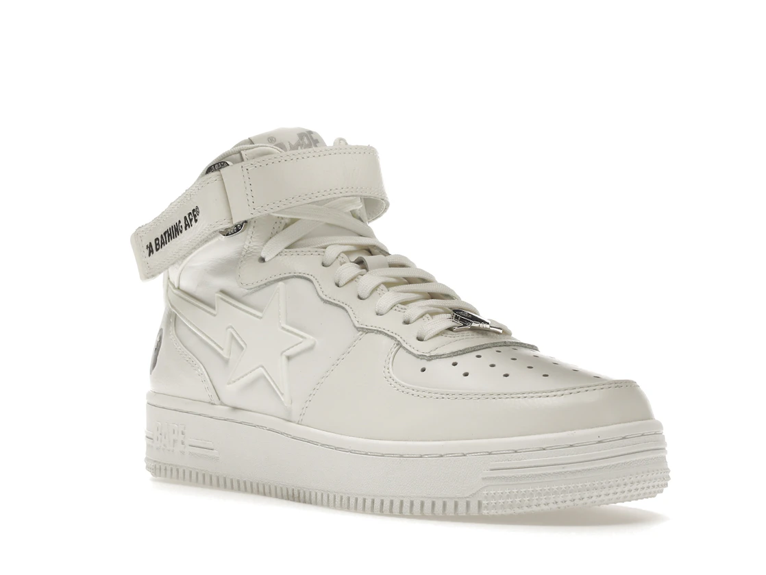 Vue 6 de A Bathing Ape Bape Sta Mid White
