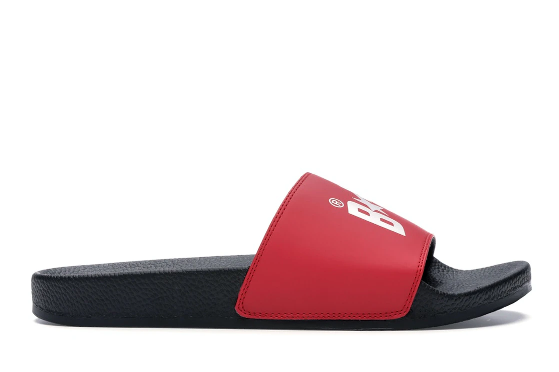 Vue 1 de A Bathing Ape Bape Sta Slide Black Red