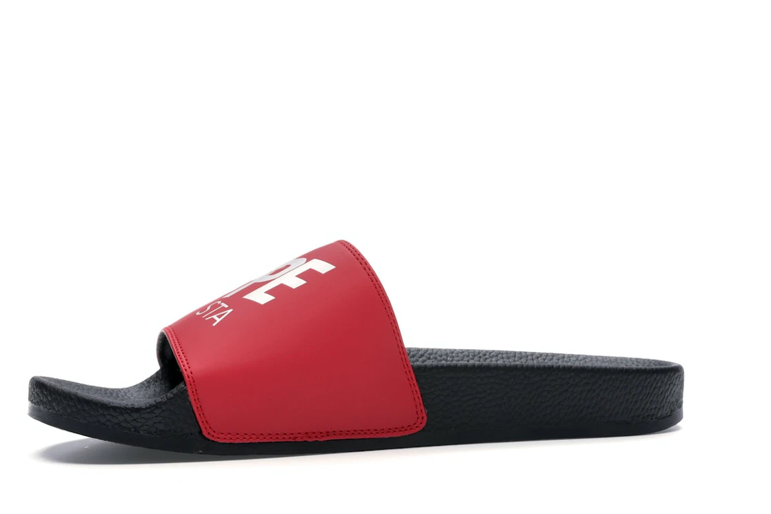 Vue 17 de A Bathing Ape Bape Sta Slide Black Red