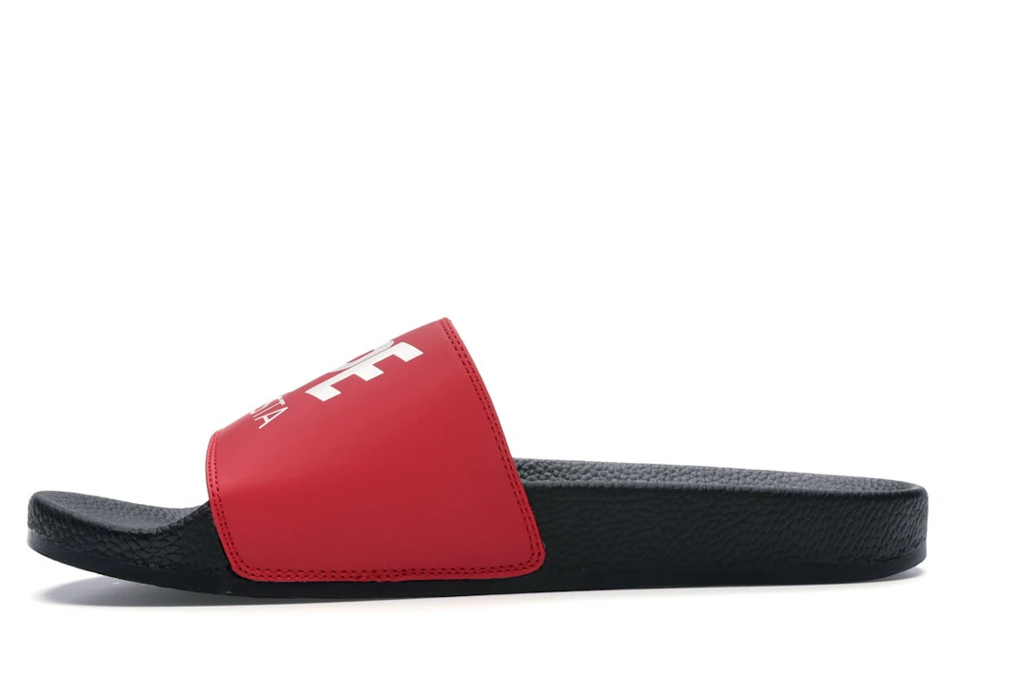 Vue 18 de A Bathing Ape Bape Sta Slide Black Red